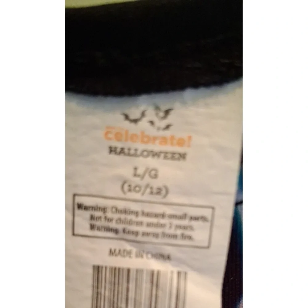 Halloween Skeleton Costume Size Large Celebrate Halloween